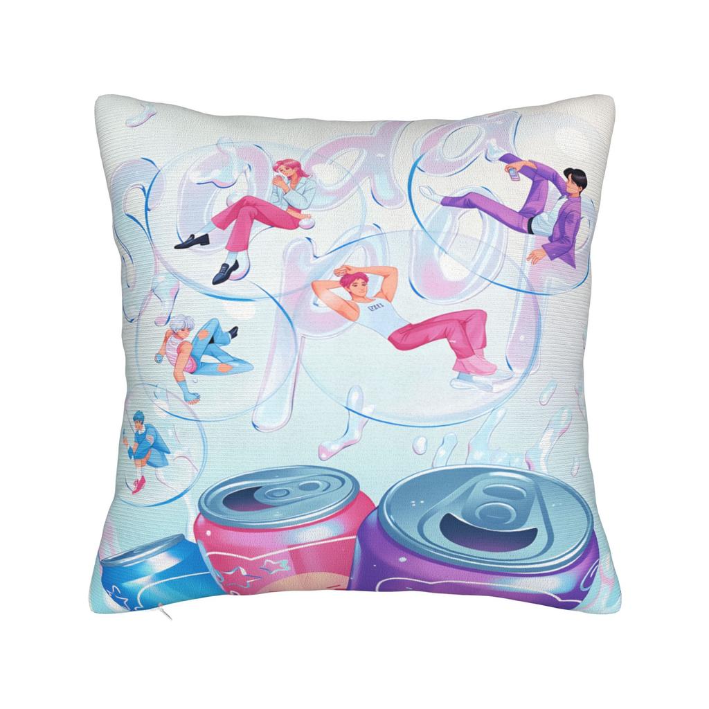 Pillow Cover Kpop-inspired Fashion Pillow Case For Sofa Home Decoration Pillowcases