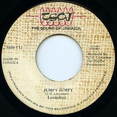 7-дюймовая пластинка LOVINDEER - Jumpy Jumpy / Версия none Tsoj 1985 Ямайка Регги, Ска и Даб Б/у