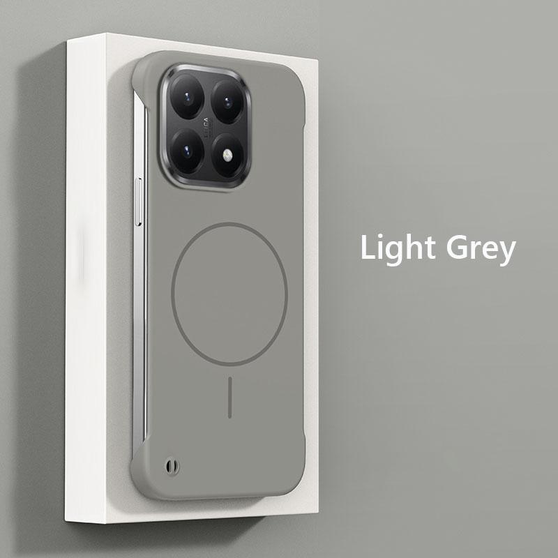 Безрамочный Магнитный Чехол для Беспроводной Зарядки Magsafe для Xiaomi 15T Pro Xiaomi15TPro 5G Тонкий Жесткий Задний Чехол