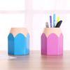 Desk Tidy Organiser Pencil Pot Holder Pen Storage Creative Pencil Head Pen Holder Organizer Box