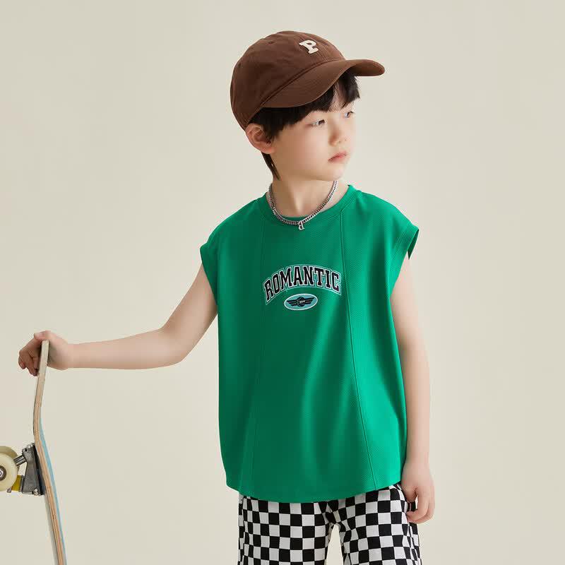 Boys' Breathable Athletic Sleeveless Top