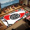 River Plate Mouse Pad, Large Gaming Desk Mat, Non-slip XXL Mousepad for Laptop & Tablet, Mini PC Playmat with Stitched Edges
