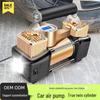 Высоконапорный портативный автомобильный компрессор для накачки шин 12В, двухцилиндровый