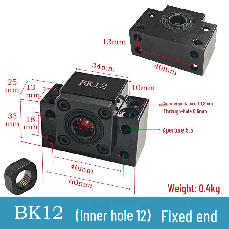 Ball Screw Support Seat for Engraving Machines: BK/BF12, 15, 20, 25 Fixing Bearing