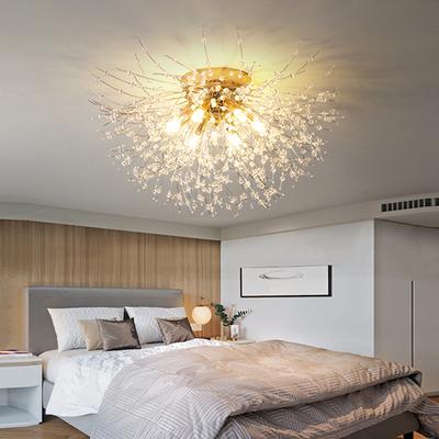 Потолочная люстра Dandelion LED Lighting Подвесные светильники Гостиная Столовая Спальня Звездный огненный шар Светильники