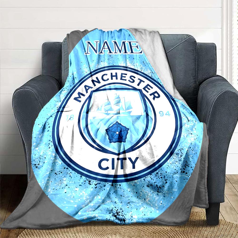 Custom Name Hamworthy FC Crest blanket for Couch & Bed, Plush Cozy Fuzzy Blanket Super Soft & Warm Blankets for Fall and Winter. 0908225