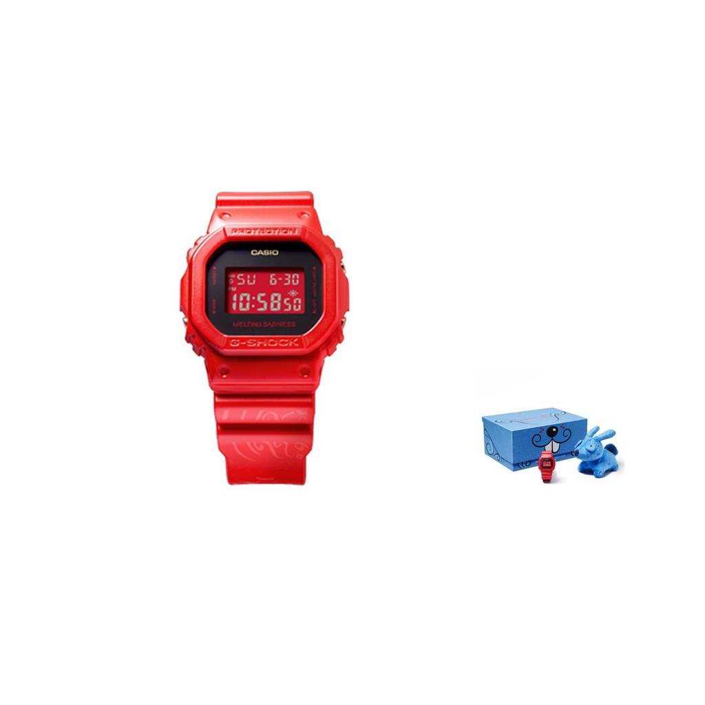 Casio Унисекс Серия G-SQUAD 42,8 мм Красные Часы DW-5600MTSS22-4