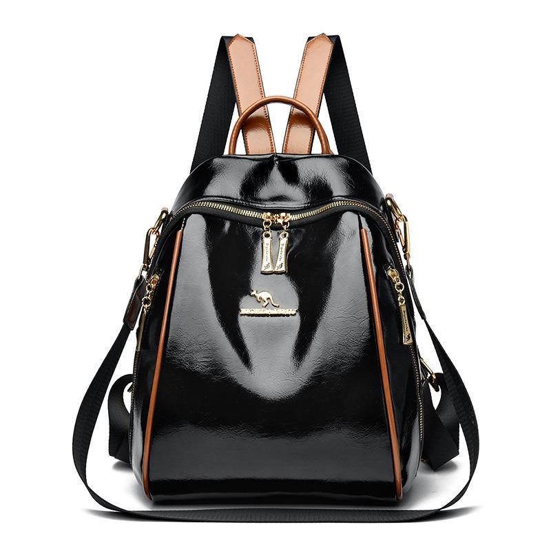 Мягкий кожаный рюкзак женский многофункциональный большой вместимости дорожный рюкзак школьный рюкзак для школьников