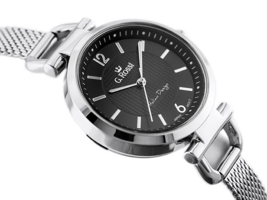 Zegarek G. Rossi - Lesti - 3652B (Zg772B) - Silver/Black + Box