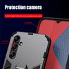 KEYSION Противоударный защитный чехол для Samsung M54 5G M14 5G, силиконовый + ПК, металлическое кольцо-подставка, задняя крышка для телефона Galaxy M14 M54 5G