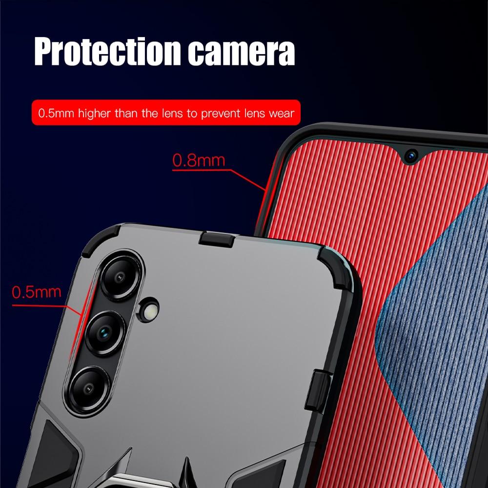 KEYSION Противоударный защитный чехол для Samsung M54 5G M14 5G, силиконовый + ПК, металлическое кольцо-подставка, задняя крышка для телефона Galaxy M14 M54 5G