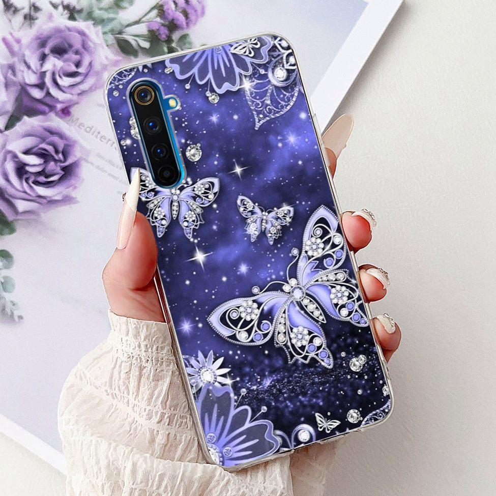 6.6" For Realme 6Pro RMX2061 RMX2063 Back Cover For Realme 6 Pro Case Clear Luxury Fashion Cute Cat Cool Funny Soft TPU Bumper