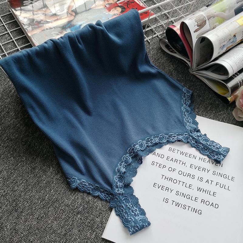 2020 Summer Women's Korean Style Slim Fit Lace Spaghetti Strap Tank Top - Solid Color, Sexy, and Slimming