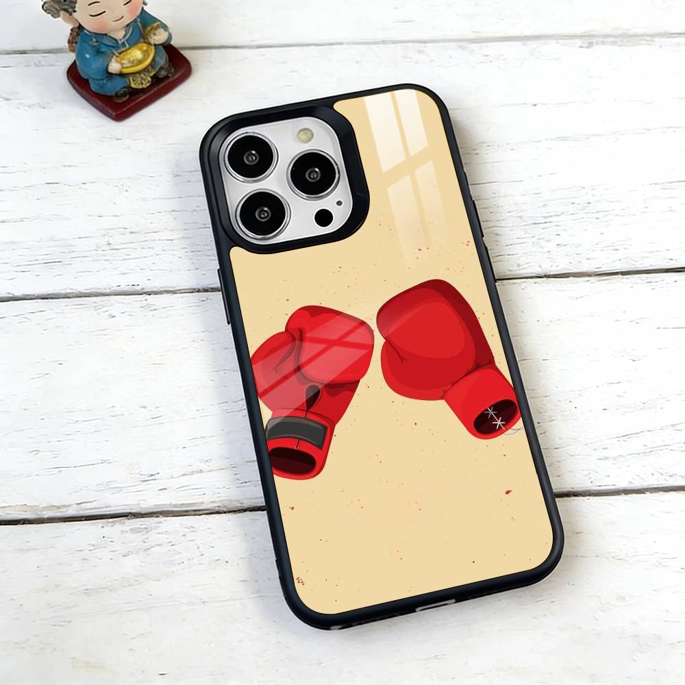 Чехол для телефона в тематике Чемпиона по боксу для iPhone 17, 16, 15, 14, 13, 12, 11 Plus, Pro, магнитный с беспроводной зарядкой MagSafe