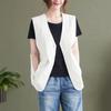 Жилет женский весенне-летний жилет верхняя одежда свободный тонкий повседневный жилет куртка без рукавов