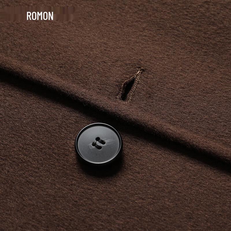 ROMON Мужское двубортное пальто средней длины E, 70% шерсти