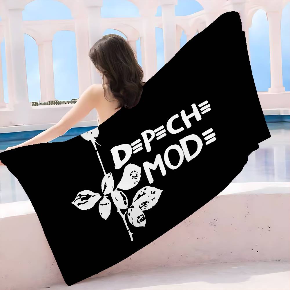 Электронный Рок D-Depeche Mode Пляжное Полотенце Цветные Полотенца для Ванной для Девочки Микрофибра Быстросохнущее Без Песка Пляж Йога Бассейн