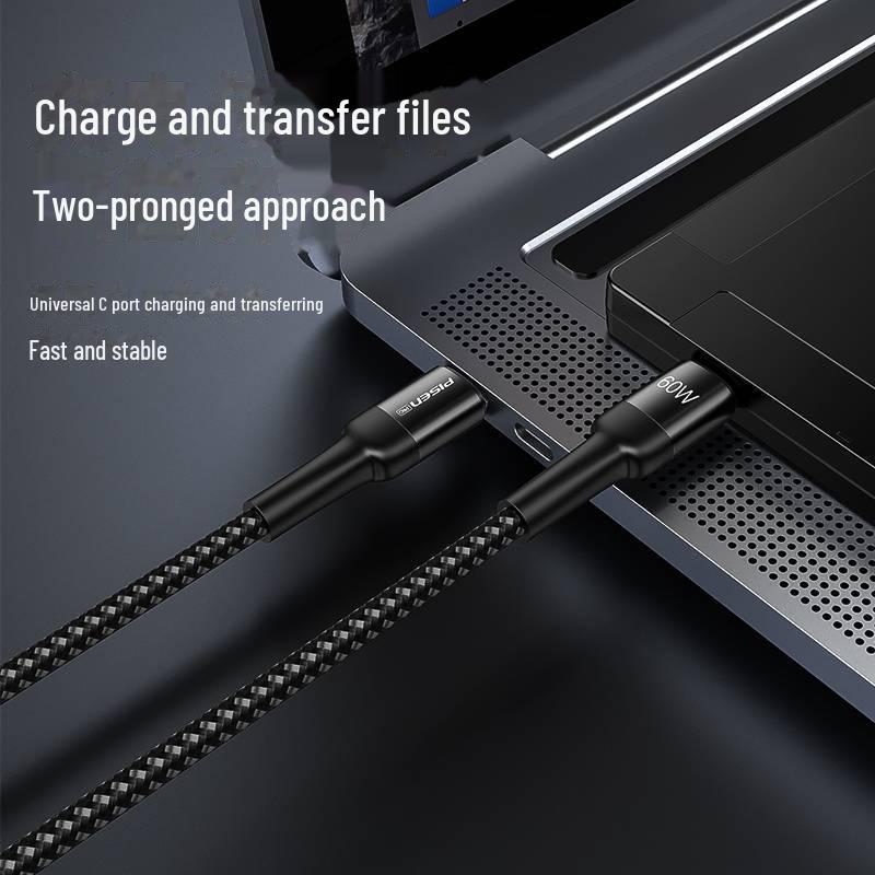 Кабель PISEN 100W 1.5м для быстрой зарядки для MacBook - Прочный, Сверхбыстрый кабель для передачи данных для ноутбука