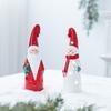 Ceramic Christmas Figurine Decor - Snowman Elderly Man Ornament Tree Shelf Home Holiday Display