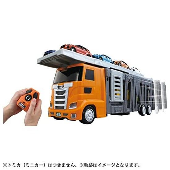Takara Tomy Tomica Large Rotation Launch Remote Control Big Carrier Car Miniature Toy Ages 3 Up Boxed Safety Standard Compliant ST Mark Certification