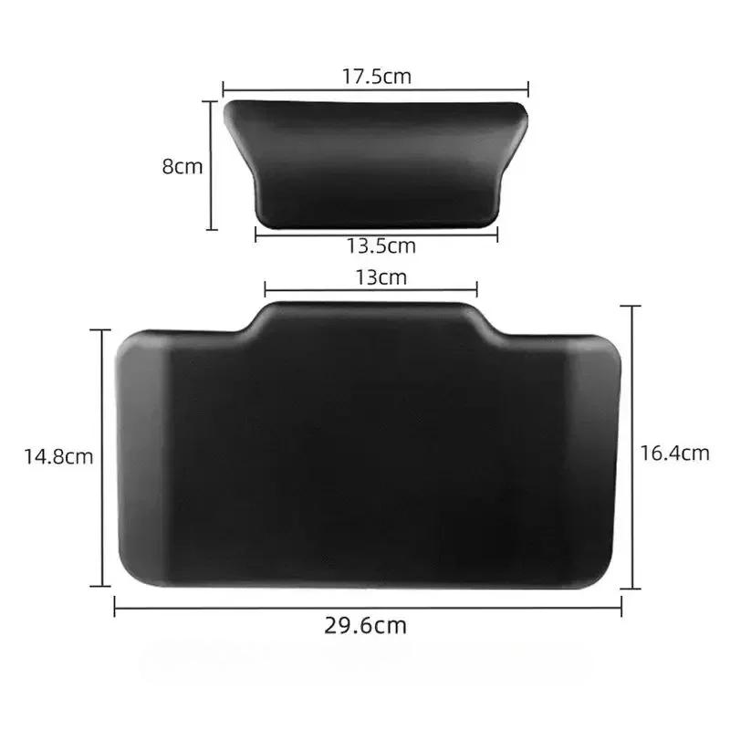 Motorcycle Trunk Backrest Top Case Passenger Backrest Pad Comfortable Upper Lower Split PU Leather Sponge for 55L/65L Top Box