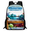 Школьный рюкзак Monsters Power Company Monsters, Inc, многофункциональный, из ткани Оксфорд, легкий, с изображением в высоком разрешении