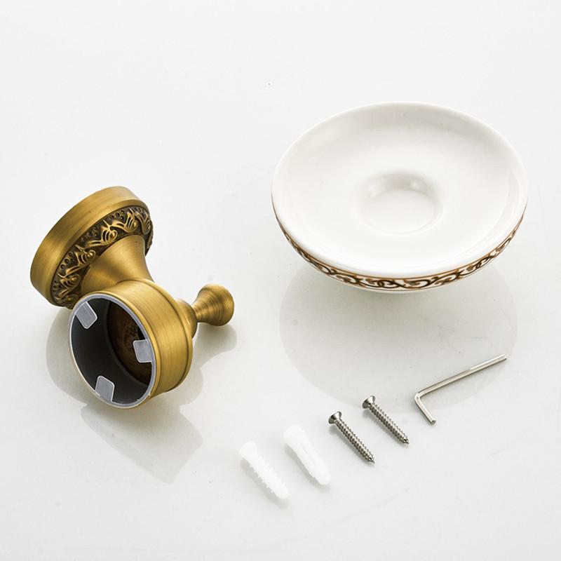 Мыльница для ванной комнаты, держатель для мыла из латуни, аксессуары для мыла в гостинице