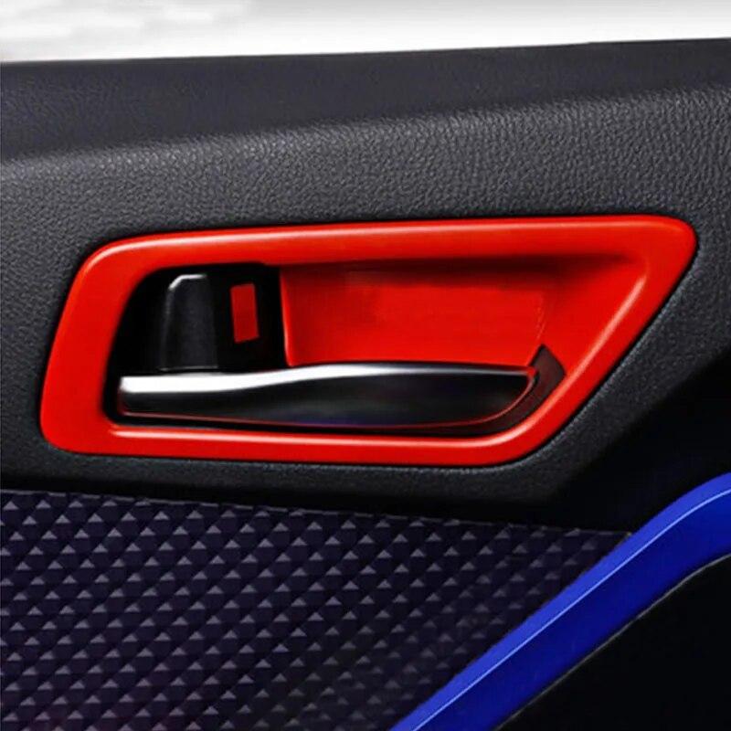 My Good Car Car ABS Interior Door Handle Trim Inner Door Bowl Sticker for Toyota C-HR CHR C HR 2016 2017 2018 Car Accessories