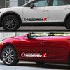 AAEW1 Автостайлинг Боковой Значок Эмблема Наклейка На Кузов Автомобиля Наклейки Боковые Полосы На Дверь Автомобиля Для 2 3 MS 6 CX-5 CX5 BT-50 CX-30 AXELA