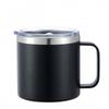 14oz Stainless Steel Vacuum Insulated Travel Mug With Handle Office Coffee Tea Home Outdoor Use