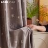 1 шт. LOZUJOJU 80% Блэкаут Шторы со Звездным Узором Термоизоляционные Шторы для Спальни Гостиной Балконного Окна для Домашнего Декора
