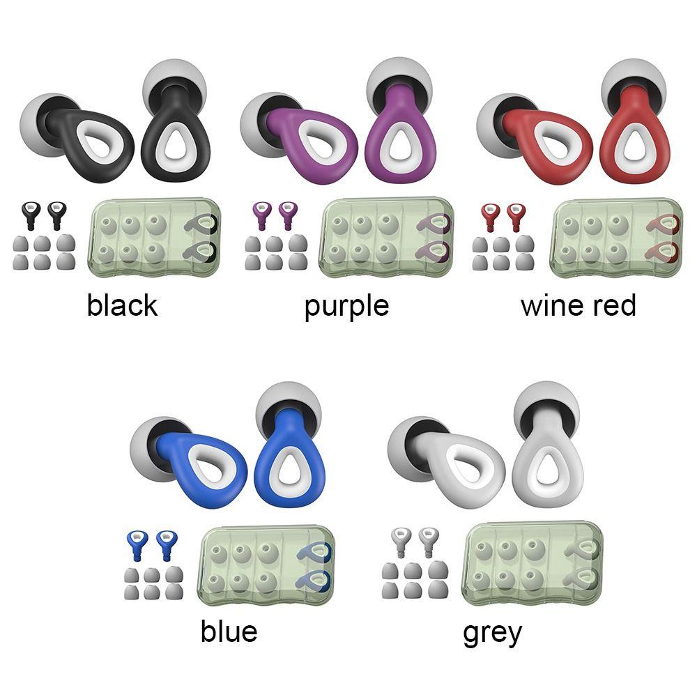 Уход за сном Музыкантские беруши Защита слуха Наушники Шумоподавляющий фильтр Силиконовый наушник