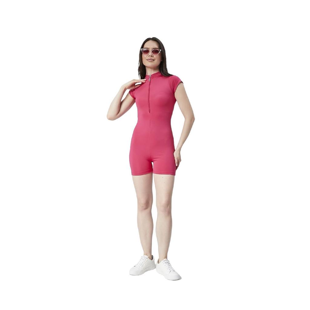 Women's Sea, Pool Front Zipper Detailed Sports Jumpsuit Swimsuit