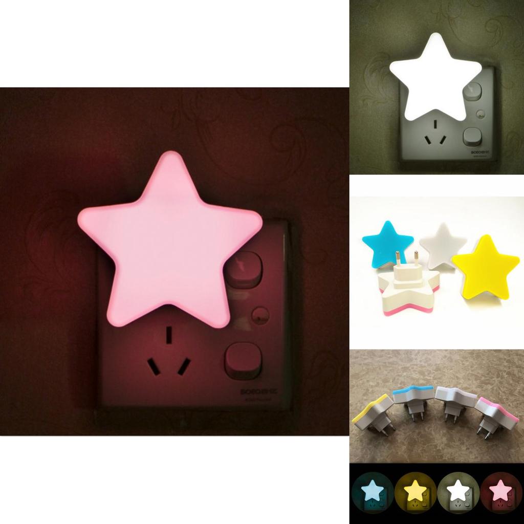 Мягкий свет Светодиодная лампа-звезда для детей Ночник для уютной атмосферы в спальне