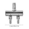 Aquarium Air Flow Valve Stainless Steel Aquarium Fish Tank Air Flow 8mm Turn To 4mm Splitter Control Valve