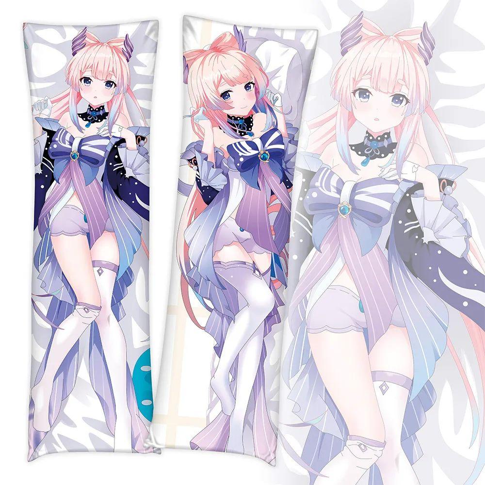 Чехол для подушки Game Genshin Impact Keqing Dakimakura Zhongli, костюм для тела, подушка, двусторонняя наволочка