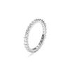 MACIER 2MM Prong Setting Tennis Ring (Silver)