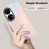 Phone Case for Huawei P50 Pro, HUAWEI P50 Pro Protective Cover, Silicone Soft Edge Simple Anti-Drop Laser Gradient Premium Frosted Hard, Gray