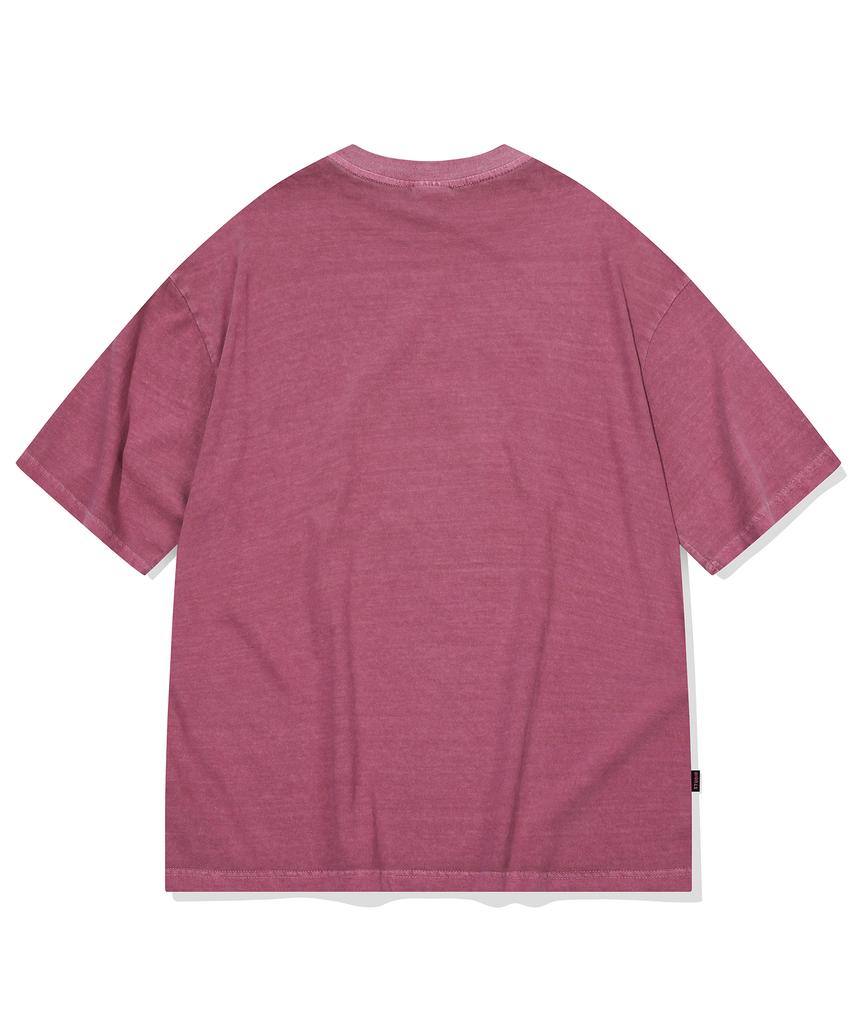 CPGN STUDIO [Cpgn X Kakao Friends] Destiny Chunsik Pigment Short Sleeve T-Shirt Dusty Pink