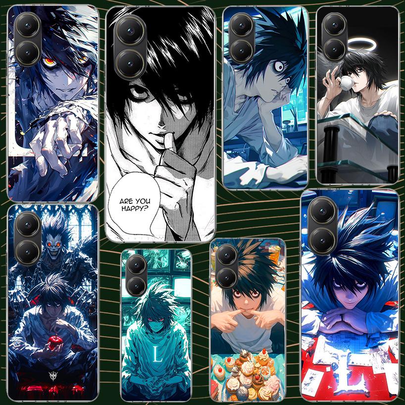 N-Note D-Death L Lawliet Case for Xiaomi Poco X7 F7 Ultra X6 F6 F5 X5 Pro X3 Nfc Phone Cover X4 F4 Gt F3 M6 M5S M3 Silicone Fund