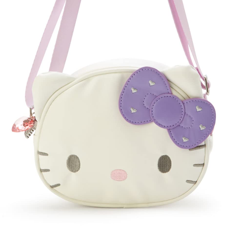 Sanrio Hello Kitty Kids' Face-Shaped Pouch, Kitty-chan, Kids' Bag, Character, 18 X 6 X 14 Cm, 577511