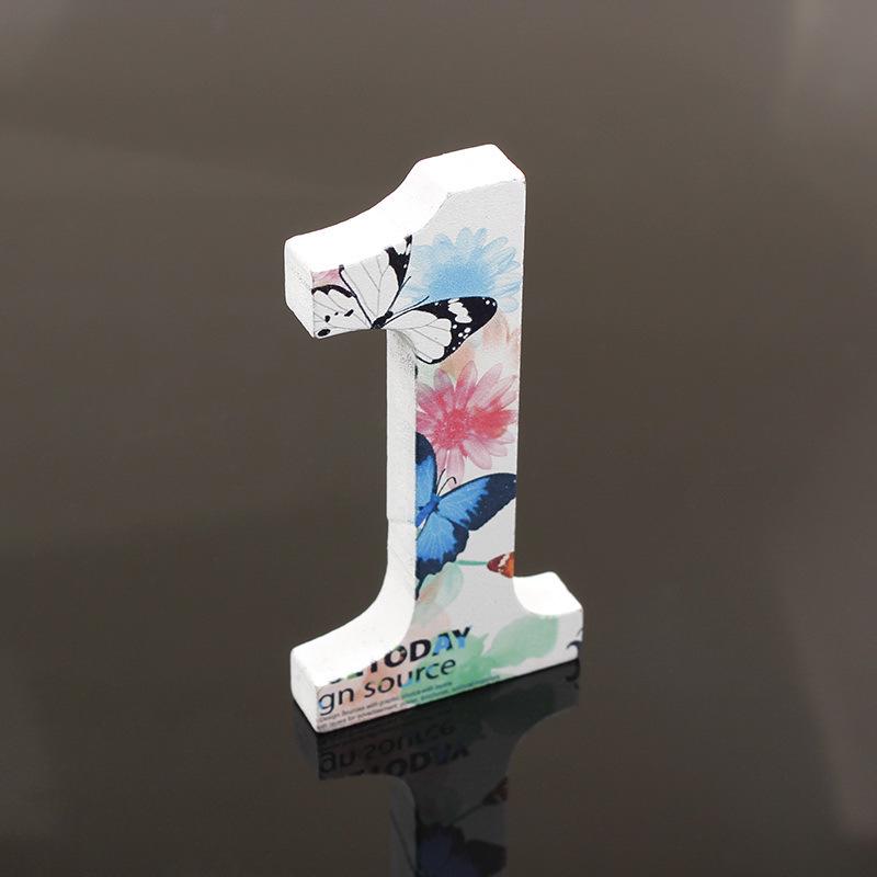 Wooden Alphabet Craft Letters Plaque Home Wedding Nursery Party Decoration