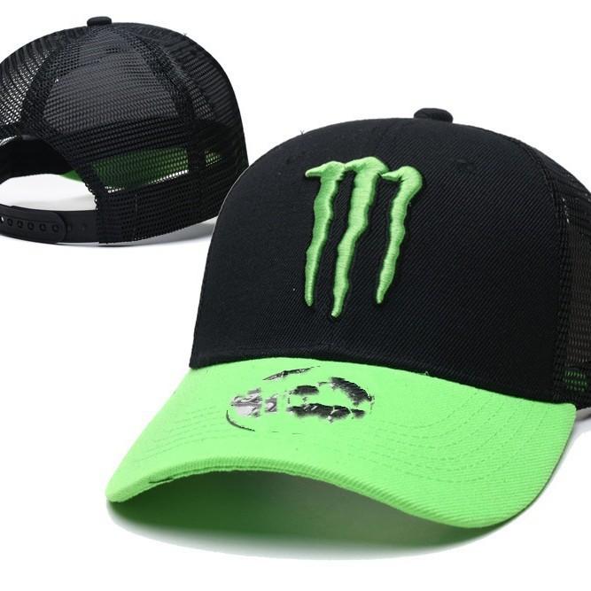Motorcycle hat, ghost claw baseball cap, monster claw cap, motorcycle racing cap F1Embroidered duckbill cap for men and women, mesh cap