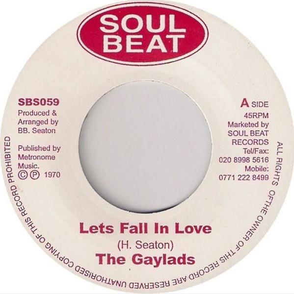 7-дюймовая пластинка GAYLADS Lets Fall In Love Mama Look SBS059 Soul Beat UK Reggae Ska Dub Б/у
