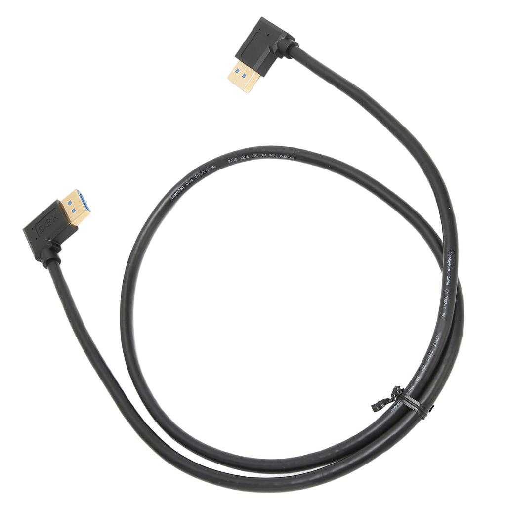 Кабель Displayport 1.4 32.4 Гбит/с под прямым углом 90 градусов DP папа к DP папа кабель Поддержка 8K 60 Гц 4K 144 Гц 2K 165 Гц