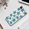 For iPhone 17 Air Case Blue Turtle Pattern Printing Straight Edge TPU Phone Back Cover