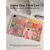 Acrylic Flip Cover Case IPad 10.2 Inch 7th 8th 9th Gen 10 11 Air 5 6 With Stand Magnetic Sleep Wake Anti-Scratch