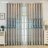 1PC LOZUJOJU 40-70% Blackout European Style Versatile Luxury Jacquard Ring Type Sheer Curtains for Living Room Bedroom Home Decor