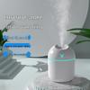 Компактный USB-увлажнитель: Тихий, Большой объем пара, Цветная подсветка, Идеально для спальни, автомобиля, ароматерапии и в качестве подарка.