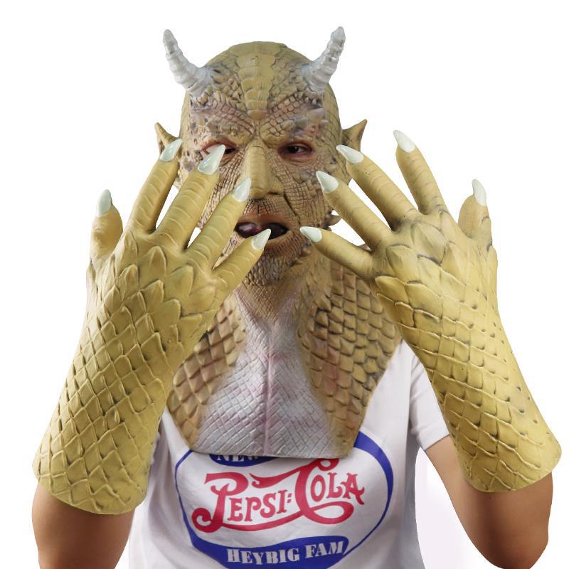Diablo Belial Belial Mask Mask Glove Halloween Party Cosplay Horror props